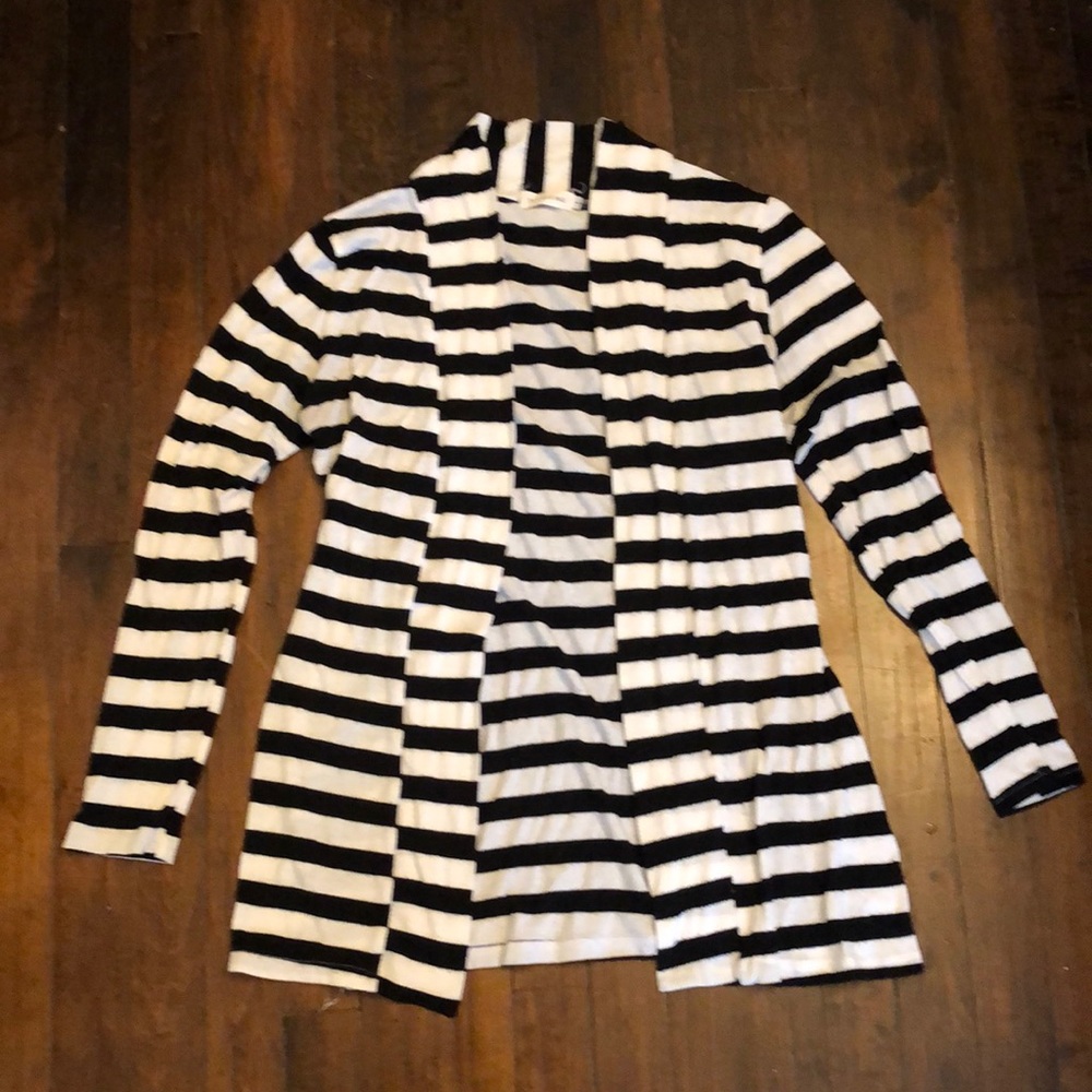 Thx Giving Striped Cardigan